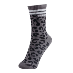 Nebbia Crew ponožky s leopardím vzorem PRIMAL 106