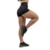 Černá Nebbia Dámské kompresní šortky s vysokým pásem INTENSE Leg Day 832