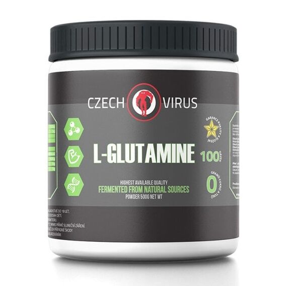 Czech Virus L-Glutamine 500 g bez příchutě