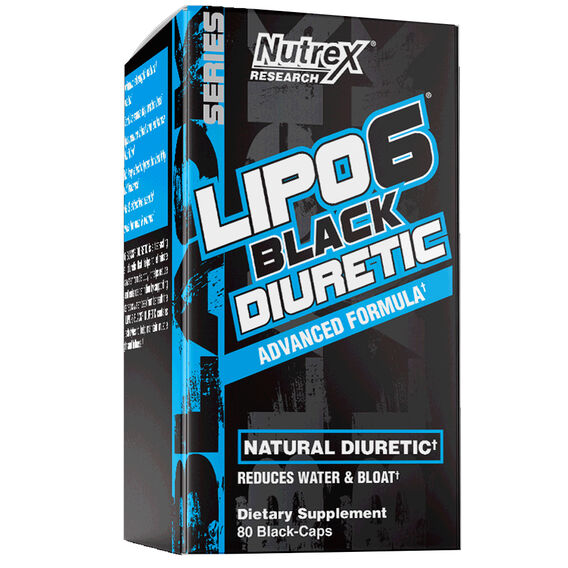 Nutrex Lipo 6 Black Diuretic - 80 kapslí