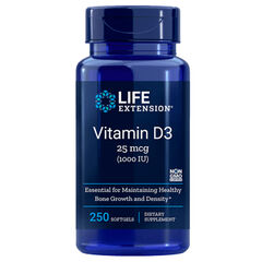 Life Extension Vitamin D3 25mcg (1000 IU)