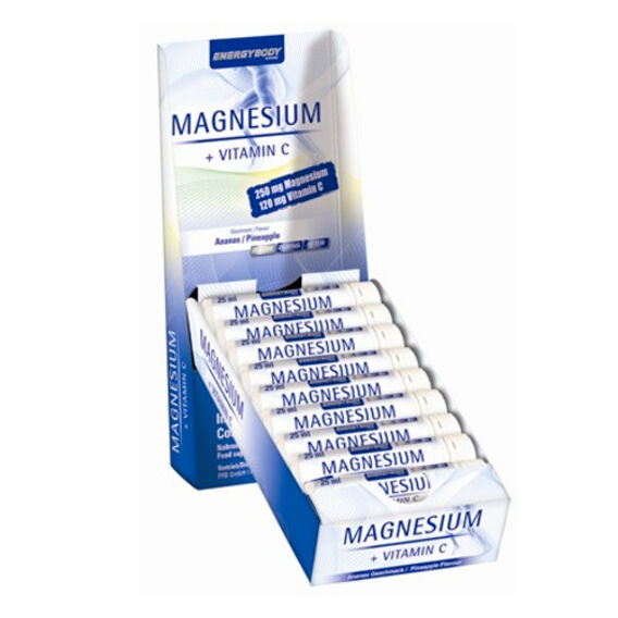 EnergyBody Magnesium Liquid + vitamín C 20 ampulí - ananas