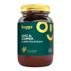 Beggs Zinc + Copper + Green tea extract