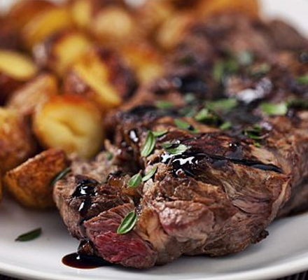 Steak s brambory