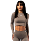 Nebbia Seamless crop top s dlouhým rukávem POWER 892