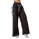 Tmavě hnědá CAMO Nebbia Oversized tepláky POWER 896