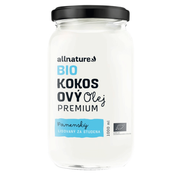 Allnature Olej kokosowy z pierwszego tłoczenia BIO