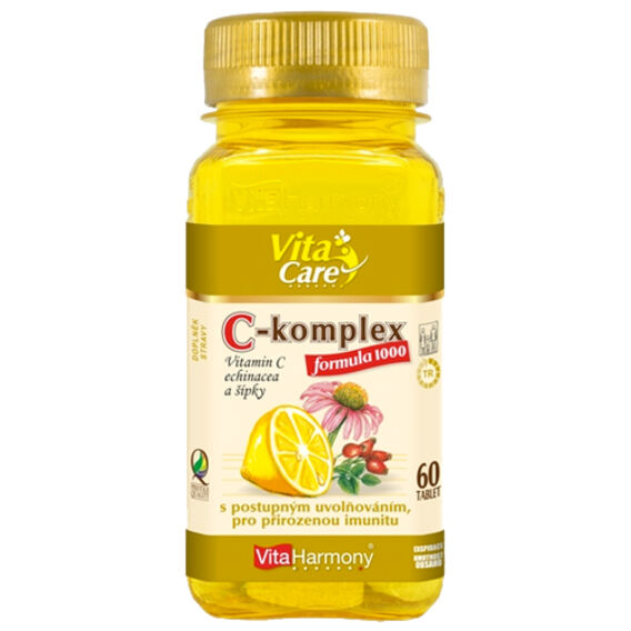 VitaHarmony C-complex Formula 1000 z owocami dzikiej róży i jeżówką