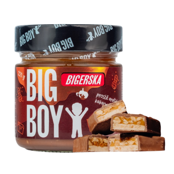 Big Boy Bigerska - Słodki krem orzechowy z kakao i solonym karmelem