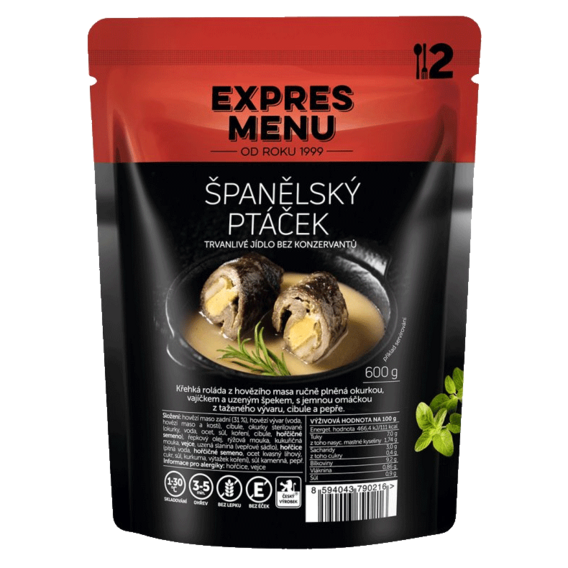 Expres menu Hiszpański ptak