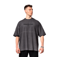 Nebbia Washed-off Oversized tričko NO SHORTCUTS 369