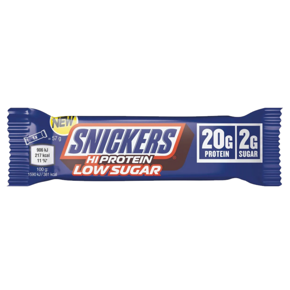 Mars Baton Snickers o niskiej zawartości cukru i wysokiej zawartości białka