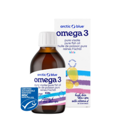 arctic blue® Kids Omega 3 (450mg DHA, 380mg EPA & Vitamin D 400IU)