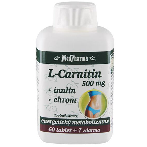 MedPharma L-karnityna 500 mg + inulina + chrom