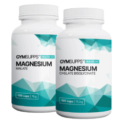 Magnesium Malate 100cps + Magnesium Bisglycinate 100cps