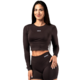 Nebbia Seamless crop top s dlouhým rukávem POWER 892