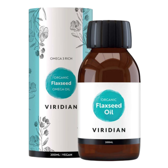 Viridian 100% organiczny złoty olej lniany