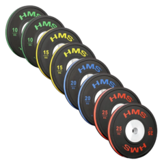 HMS Sada olympijských bumper kotoučů BTBR SET