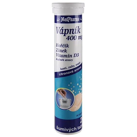 MedPharma Wapń + magnez + cynk + wit. D3