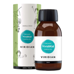 Viridian Viridikid Omega 3 Oil Organic