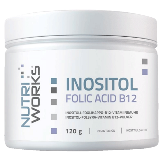 NutriWorks Inozytol Kwas foliowy B12