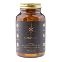 NaturLabs Energy Hořčík malát + bioaktivní vitamin B6