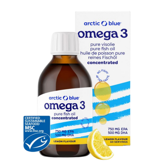 arctic blue® Omega 3 (500 mg DHA, 750 mg EPA)