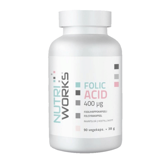 NutriWorks Kwas foliowy 400 µg