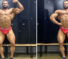 Honza Turek počas EVLS Prague Pro 2021 a 4 dni pred Romania Muscle Fest Pro 2021