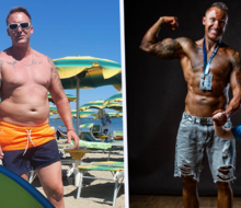 "Chcel som byť vzorom pre svojho syna, tak som schudol 24 kg a dostal sa na dosky" - skutočná premena Vlastimila Hladkého