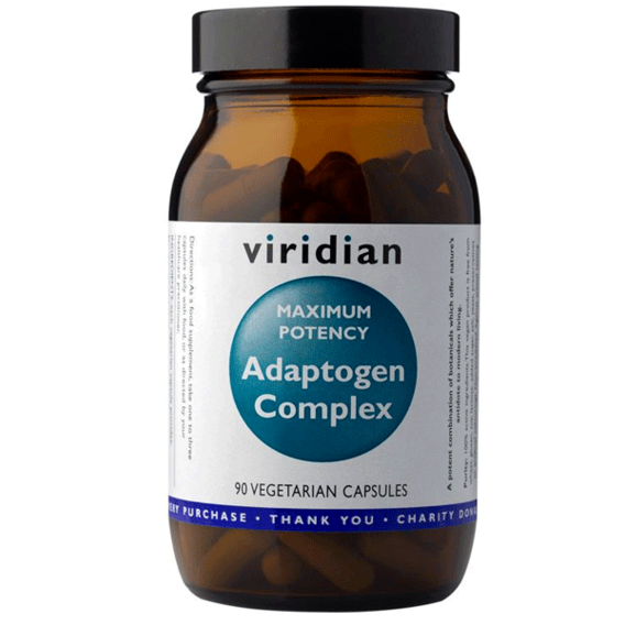 Viridian Maxi Potency Adaptogen Complex - 90 kapslí