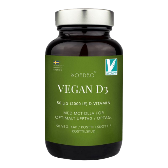 Nordbo Vegan D3 - 90 kapslí