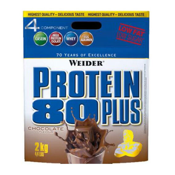 Weider Protein 80 Plus 2000g - nugát, oříšek