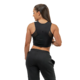 Nebbia Dámský crop top s vysokou podporou INTENSE Mesh 842