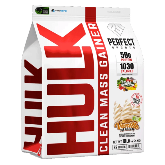 Perfect sports Hulk Clean Mass 4,54kg - vanilková zmrzlina