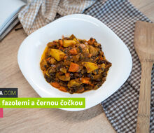 Morčacie karí s fazuľou a čiernou šošovicou - #varimefit