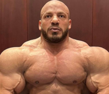 Mamdouh "Big Ramy" Elssbiay začína chudnúť na Mr. Olympia 2022, ale stále váži 153 kg!
