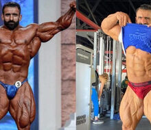 Hadi Choopan vyzerá mohutne pred začiatkom príprav na súťaž Mr Olympia 2022
