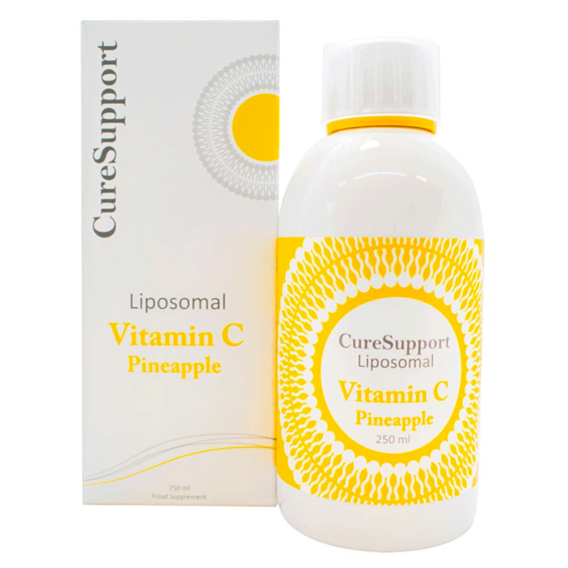 CureSupport Liposomal Vitamin C 500mg 250ml - pomeranč