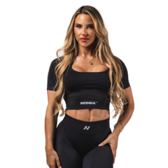 Nebbia Tvarující bezešvý crop top FLOW SEAMLESS 499