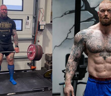Hafthor Bjornsson vytiahol 2x430 kg v rámci prípravy na Rogue Invitational 2024! 