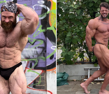 James Hollingshead a Jamie Christian-Johal niekoľko dní pred Arnold Classic UK 2022