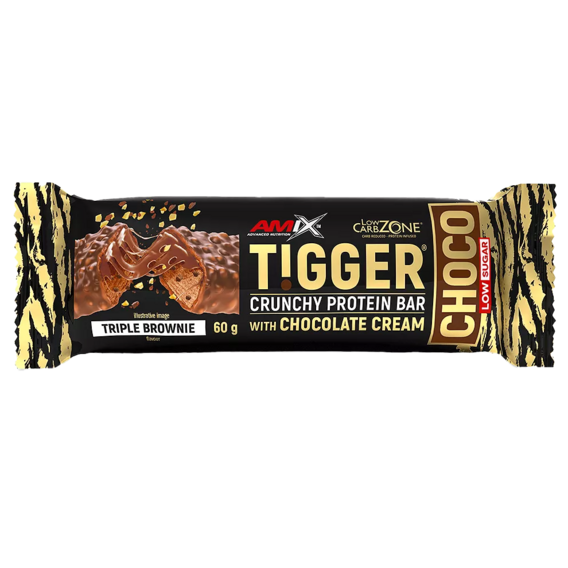 Amix Tigger Zero Choco Protein Bar 60g - brownies