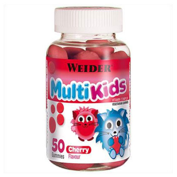 Weider Multi Kids bonbóny 50 tablet - třešeň