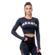 Nebbia SPORTY HERO crop top s dlouhým rukávem 585