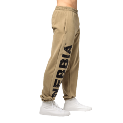 Nebbia Volné baggy tepláky s kapsami GYM BRO 365