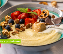 Kaša s marcipánovým proteínom - #varimefit
