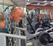 Dwayne 'The Rock' Johnson vám ukáže svoju domácu posilňovňu!
