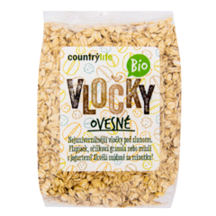 Country Life Vločky ovesné BIO