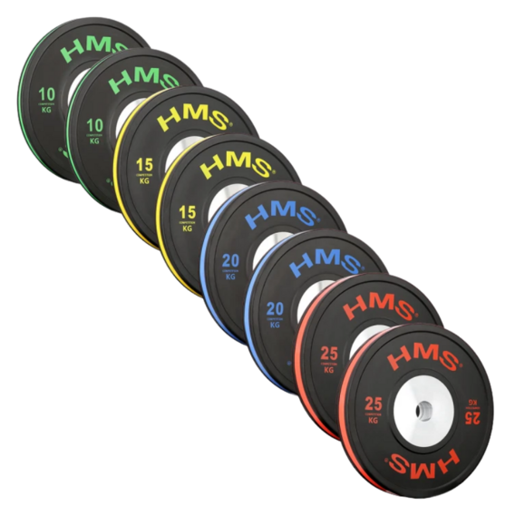 HMS Sada olympijských bumper kotoučů BTBR SET